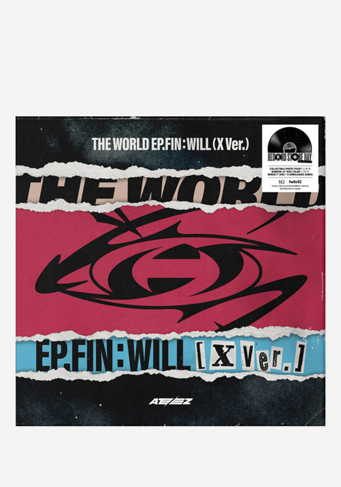 ATEEZ THE WORLD EP.FIN : WILL (RSD Exclusive, Limited Edition, With Bonus 7 inch, Gatefold LP Jacket)