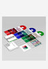 Inside Deluxe 3LP Box Set unboxed unboxed with Red, Green & Blue color vinyl and inserts