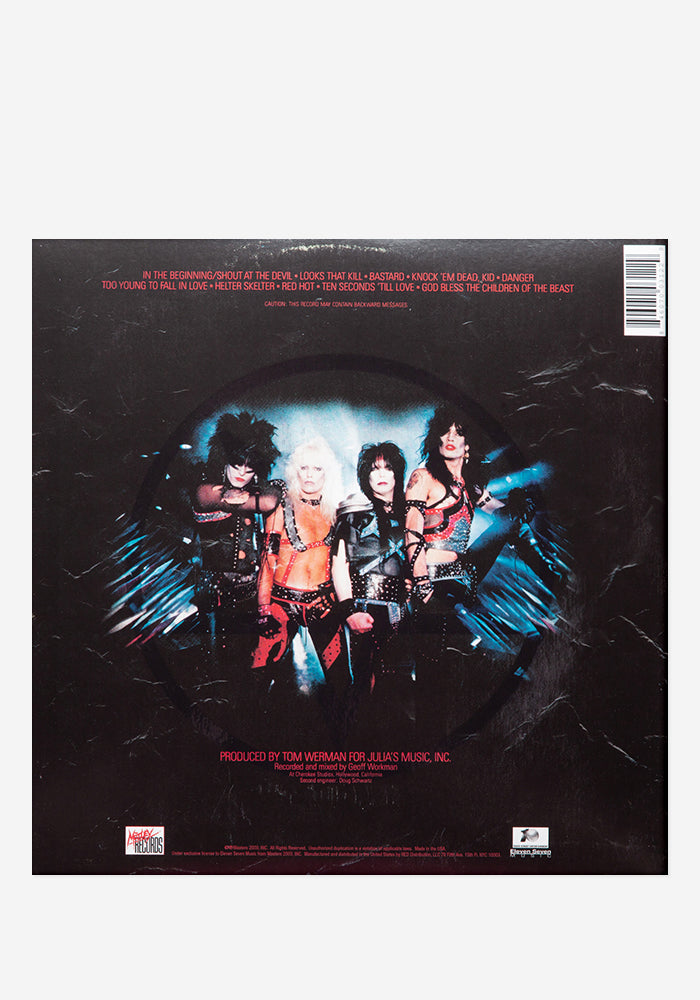 Shout At The Devil back cover