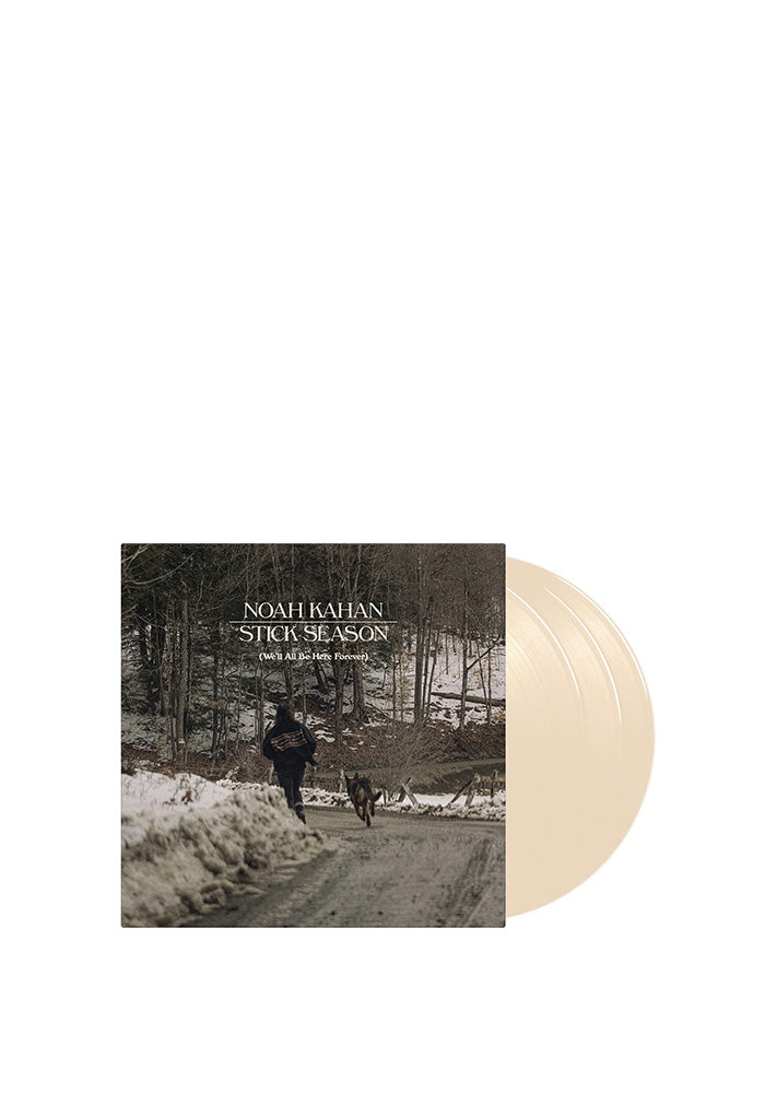 Noah Kahan Stick Season We'll All be Here Forever 3 LP Limited Edition Bone Color Vinyl