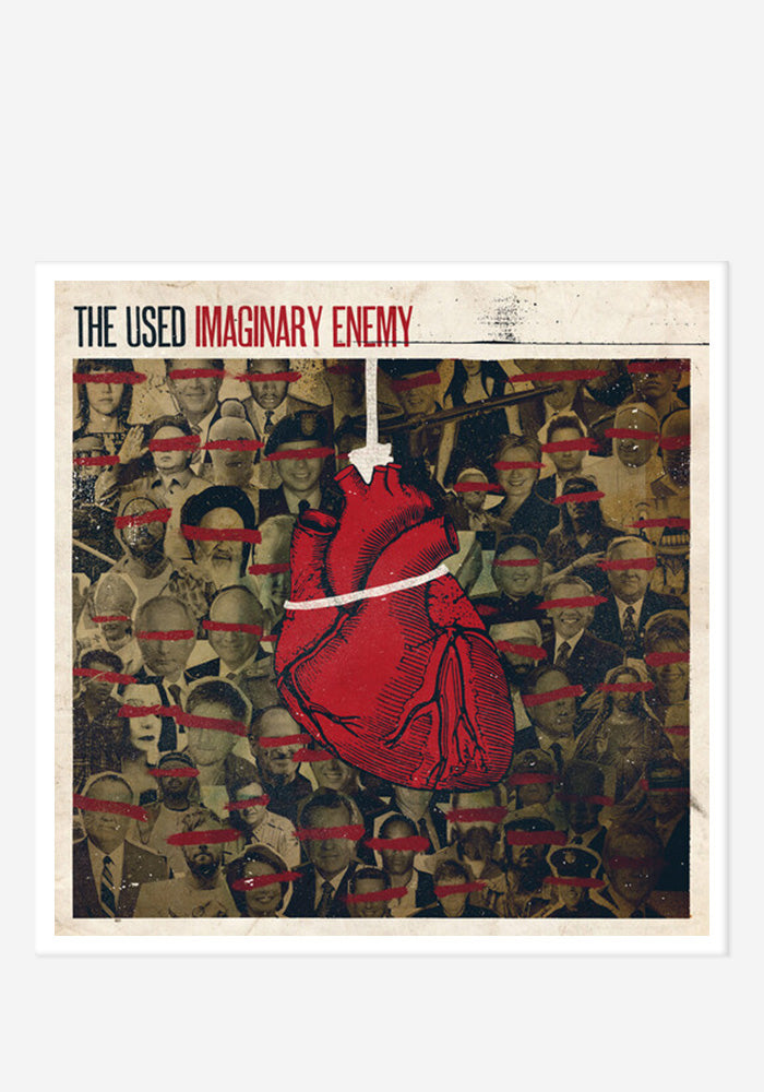 THE USED Imaginary Enemy LP  (Orange Black & White Swirl)