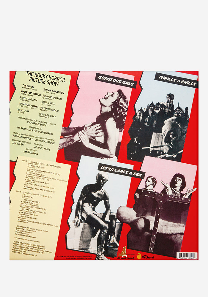 The Rocky Horror Picture Show Soundtrack back cover