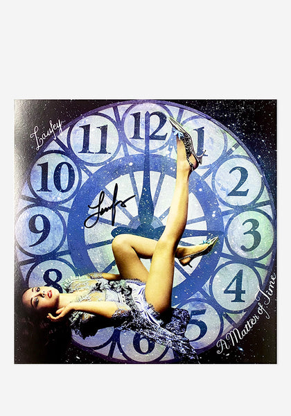 Laufey-A Matter Of Time LP (Opened and Signed | Newbury Comics