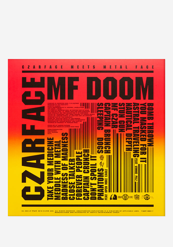 CZARFACE / MF DOOM Czarface Meets Metal Face Exclusive LP