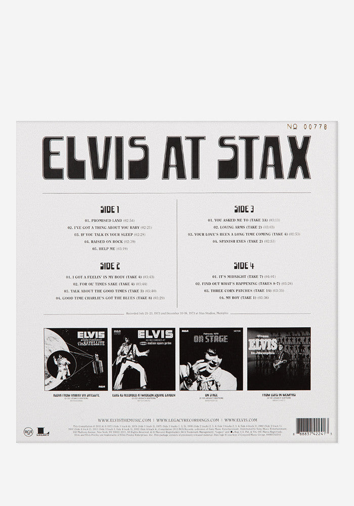 ELVIS PRESLEY Elvis At Stax Exclusive LP