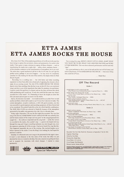 洋楽 Etta James - Rocks the House / ARGO 4023 Etta James – Rocks The House – Vinyl (LP, Album, Stereo