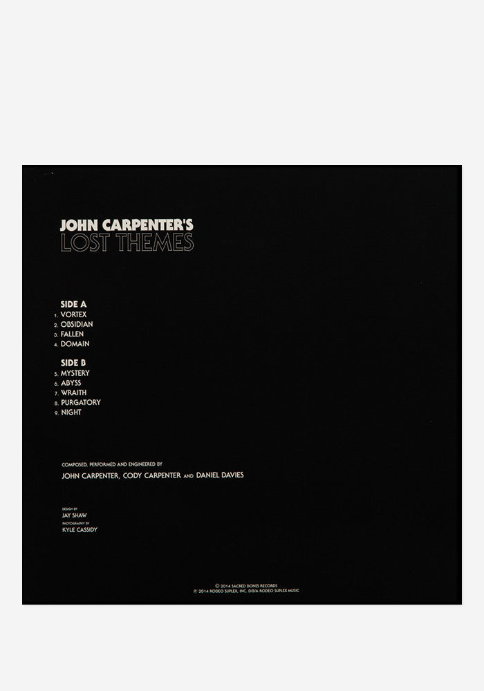 JOHN CARPENTER Lost Themes Exclusive LP (Blue)