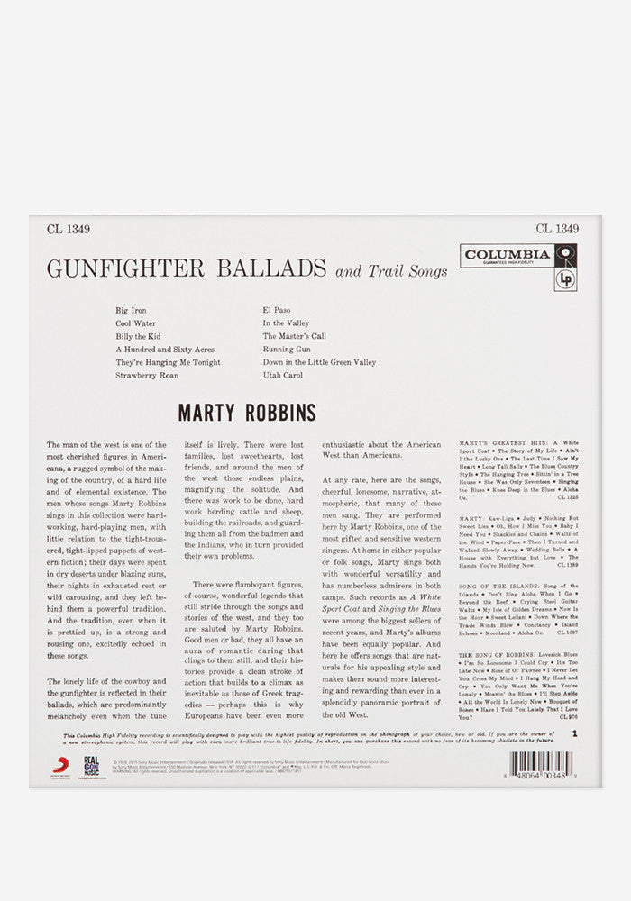 MARTY ROBBINS Gunfighter Ballads And Trail Songs Exclusive LP (Starburst)