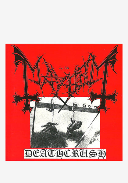 Mayhem - Deathcrush on Back on Black Red White & Black