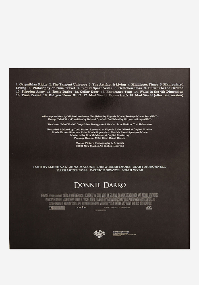 Donnie Darko Soundtrack back cover