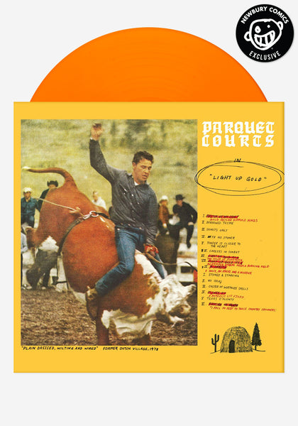 Parquet Courts Light Up Gold Exclusive LP Color Vinyl Newbury Comics