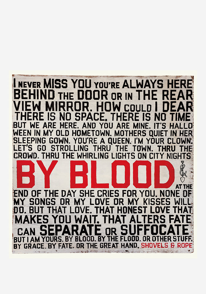 SHOVELS & ROPE By Blood LP