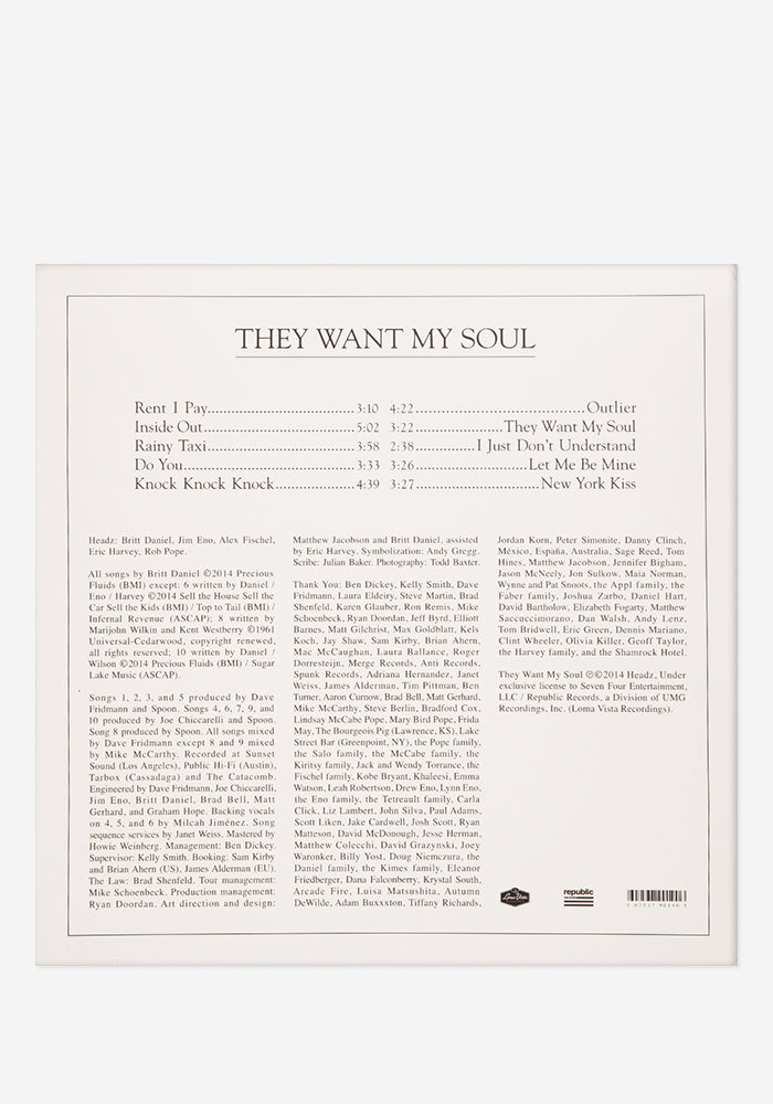 SPOON They Want My Soul Exclusive LP