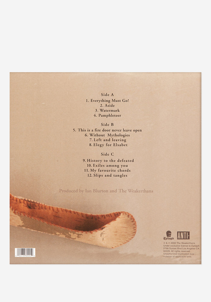 THE WEAKERTHANS Left And Leaving Exclusive 2LP