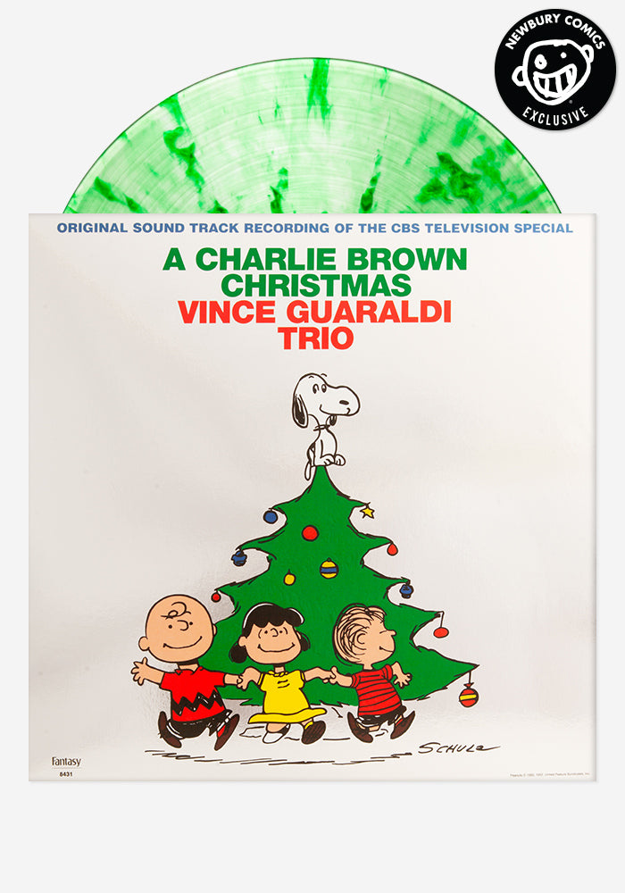 VINCE GUARALDI TRIO A Charlie Brown Christmas Exclusive Green Swirl LP