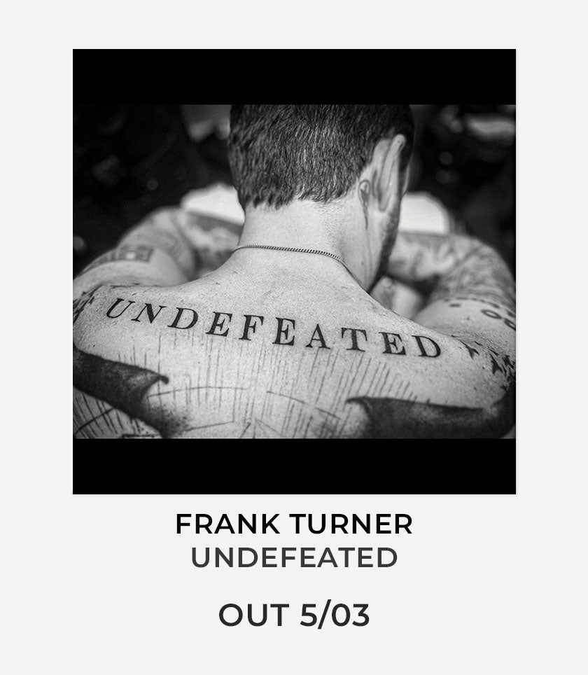 Frank Turner Undefeated Autographed CD - Out 5/03