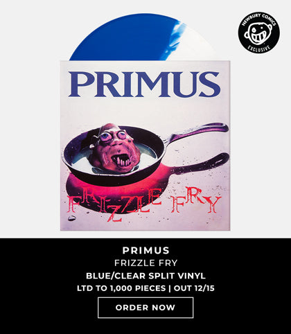 Primus - Frizzle Fry, Blue/Clear Split Vinyl | LTD to 1,000 Pieces, Out 12/22