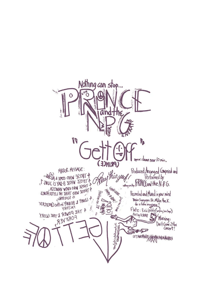 PRINCE Gett Off! 12" Single