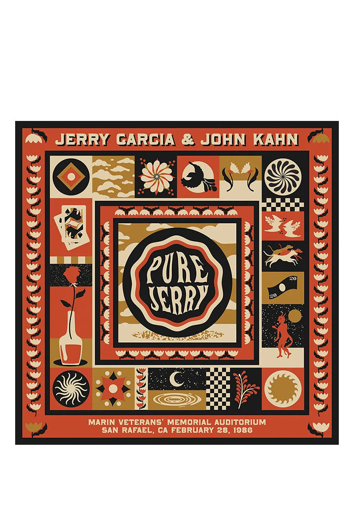 JERRY GARCIA & JOHN KAHN Pure Jerry: Marin Veterans Memorial Auditorium, San Rafael, CA - February 28, 1986 2LP