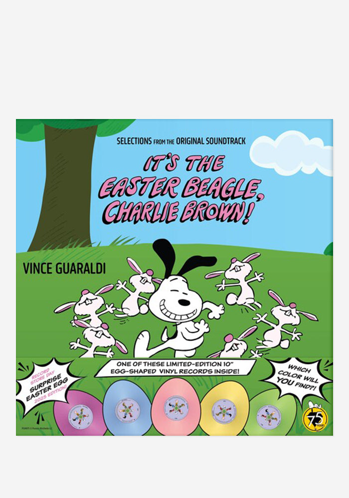VINCE GUARALDI Selections from "It's the Easter Beagle, Charlie Brown" Original Soundtrack Recording - Peanuts 75th Anniversary Mystery Easter Egg Edition 10" Vinyl (RSD Exclusive)
