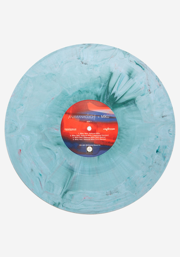 ANAMANAGUCHI Miku Exclusive LP (Light Blue & Teal Hand Pour)