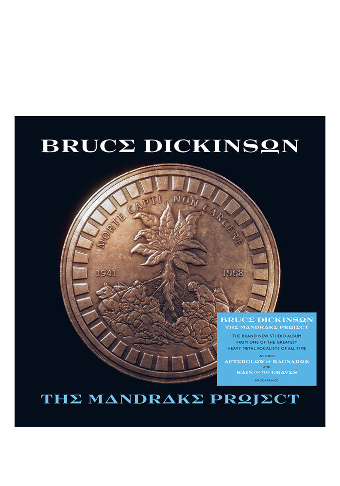BRUCE DICKINSON The Mandrake Project CD With Autographed Postcard