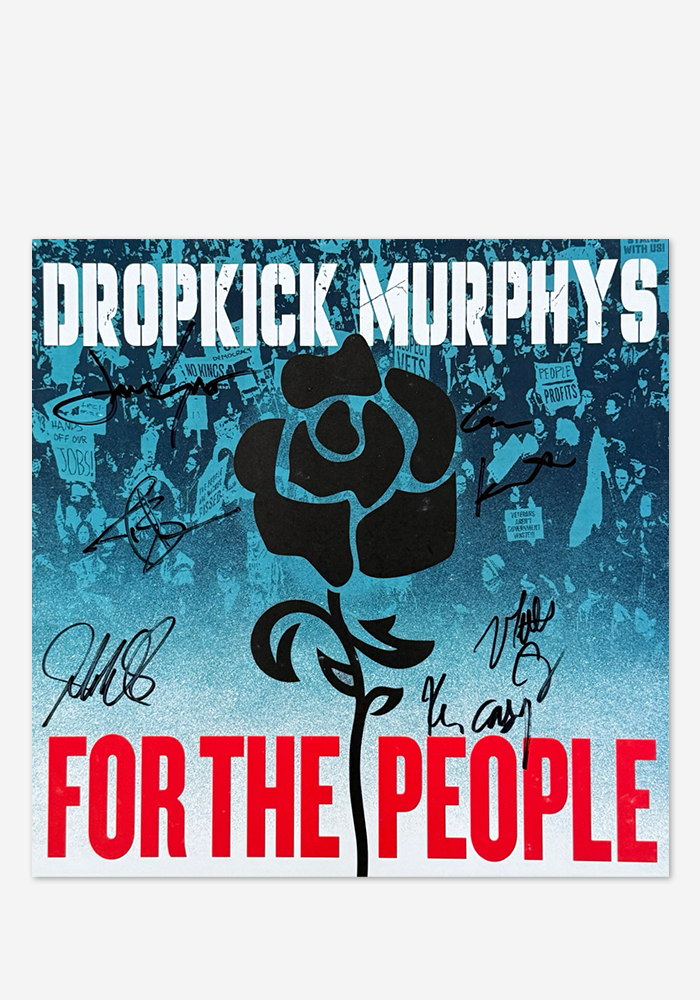 DROPKICK MURPHYS For The People 2LP - Indie Exclusive Jade Green Vinyl (Autographed)
