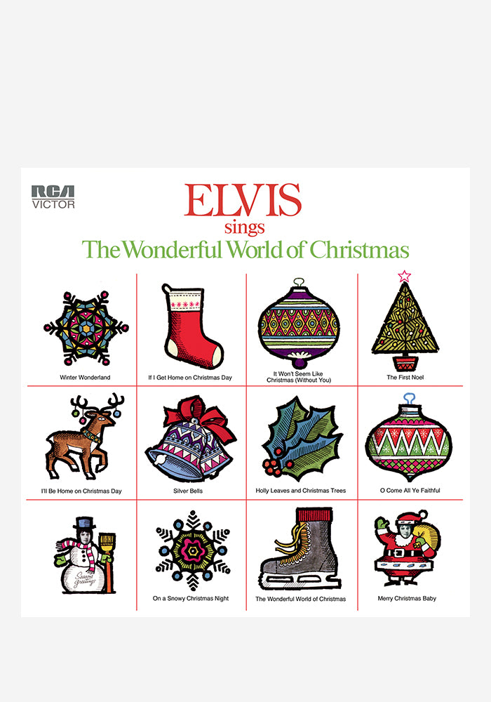 ELVIS PRESLEY Elvis Sings The Wonderful World Of Christmas LP