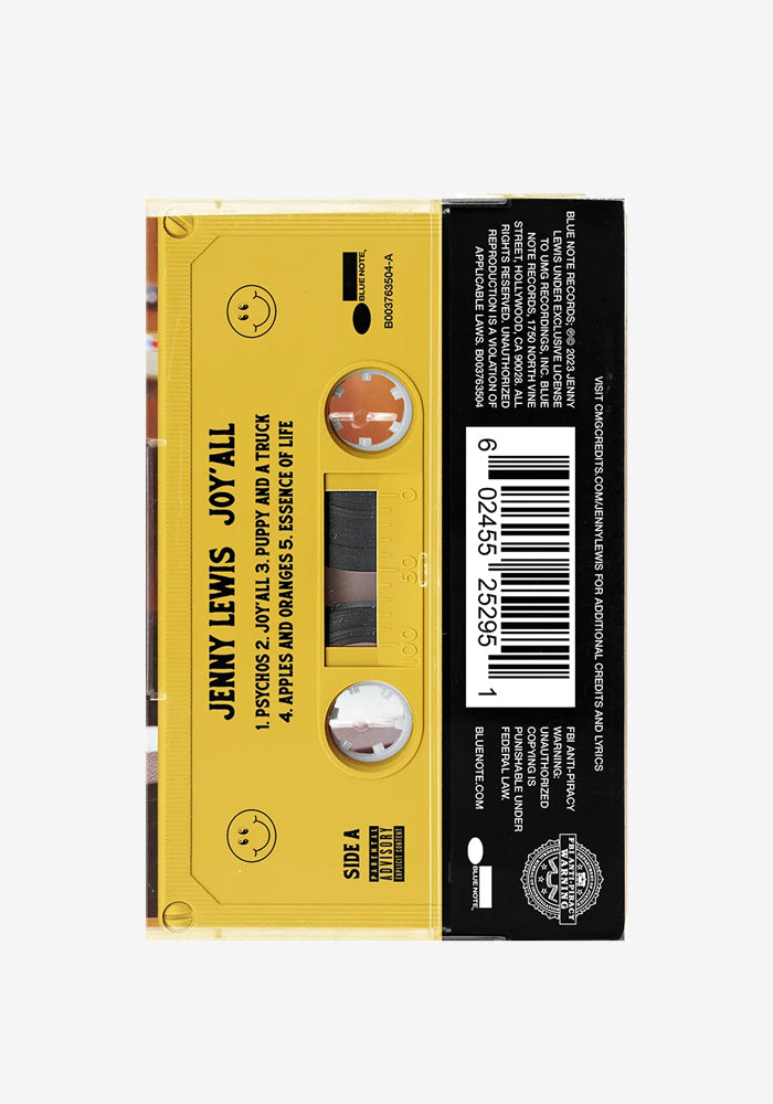 JENNY LEWIS Joy'All Cassette (Yellow)