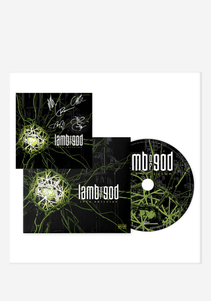 LAMB OF GOD Into Oblivion CD (Indie Exclusive Signed)
