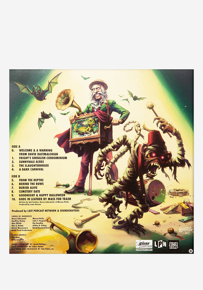 LAST PODCAST ON THE LEFT Fright Jannsen's Revolting Repository of Ghastly Sounds Vol 1 and 2 Exclusive LP (Neon Orange)