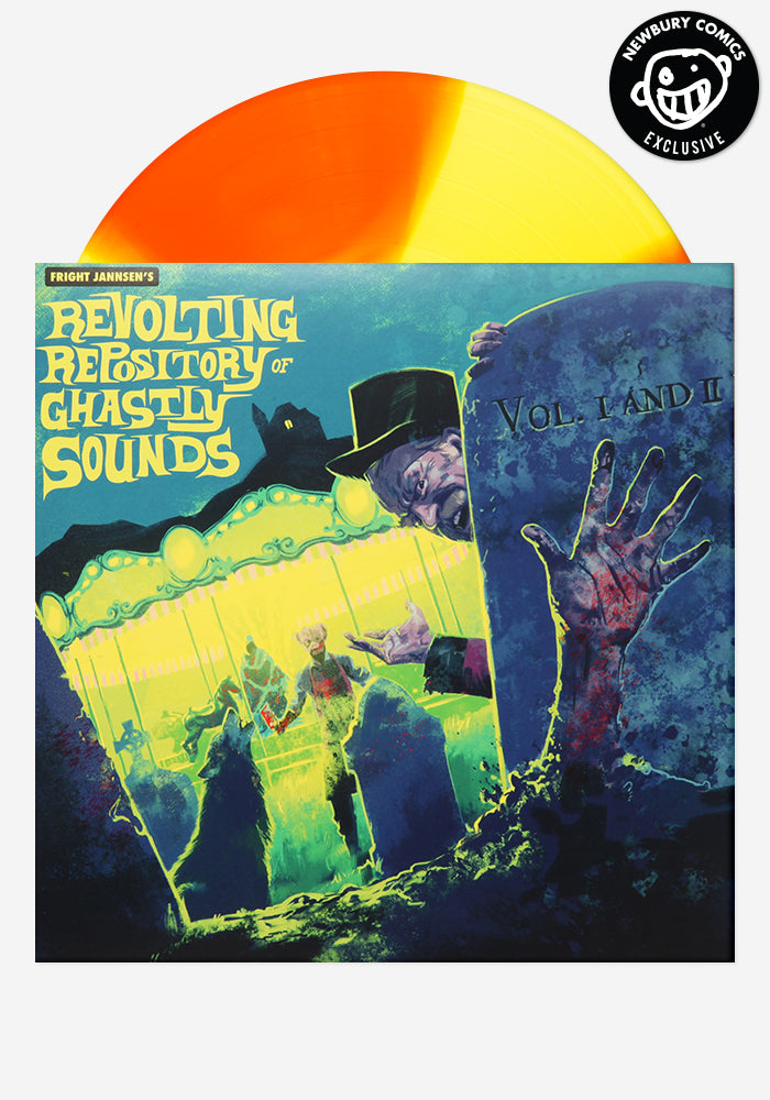 LAST PODCAST ON THE LEFT Fright Jannsen's Revolting Repository of Ghastly Sounds Vol 1 and 2 Exclusive LP (Candy Corn )