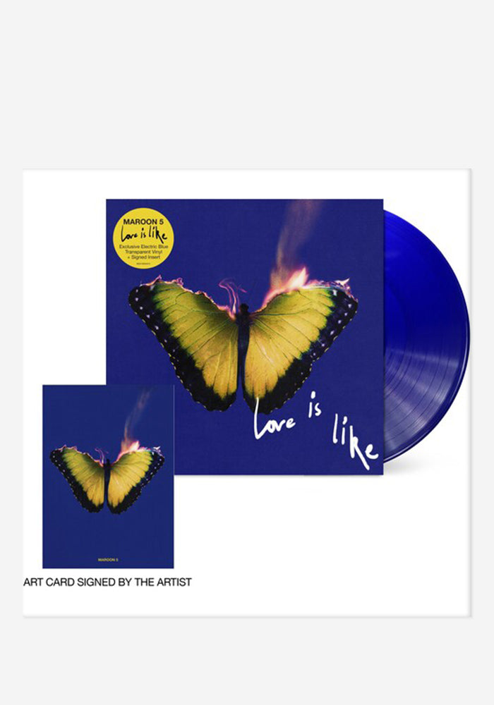 MAROON 5 Love Is Like (Indie Exclusive Blue Vinyl with Autographed Insert)