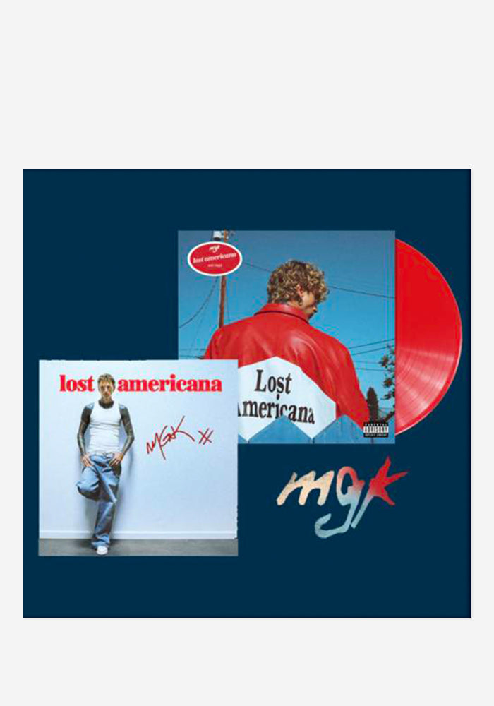 MGK Lost Americana LP - Indie Exclusive Red Vinyl (Autographed)