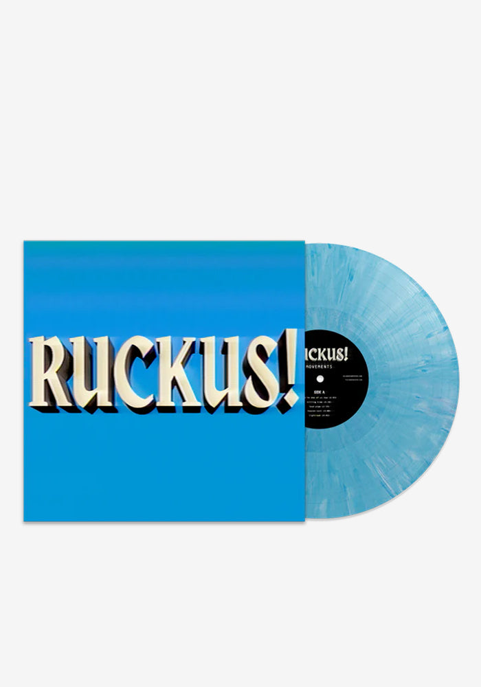 Movemets Ruckus Movements-Ruckus! LP (Blue & White Swirl) | Newbury Comics