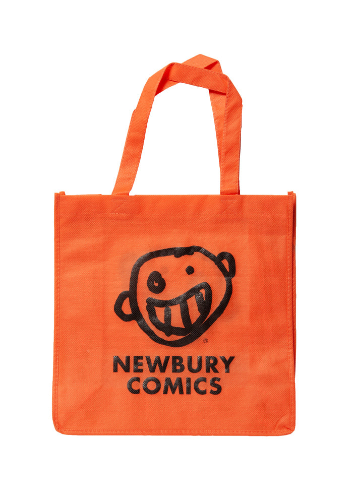 NEWBURY COMICS Newbury Comics Small Reusable Tote Bag with Logo (Orange)