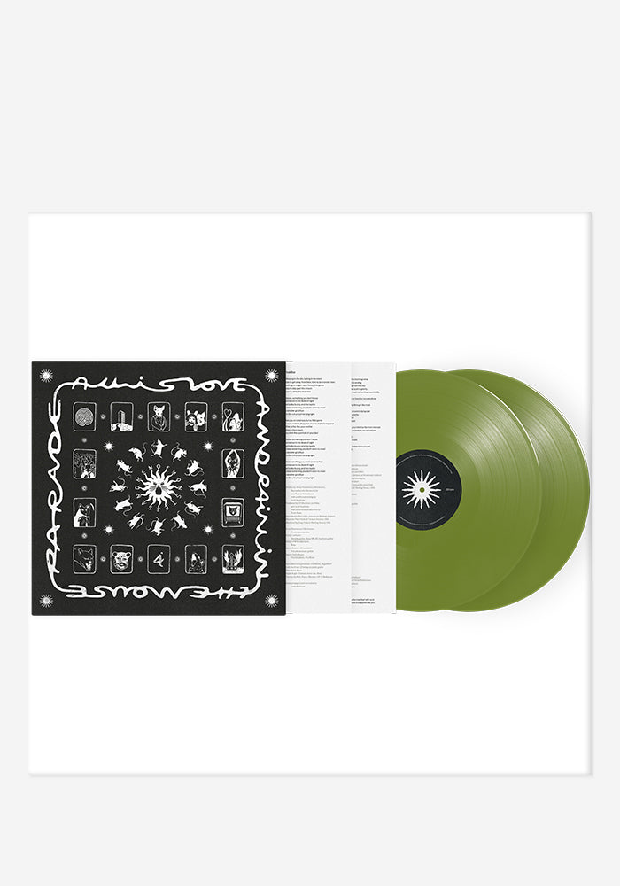 OF MONSTERS AND MEN All Is Love and Pain in the Mouse Parade 2LP Olive Vinyl (Opened and Signed)