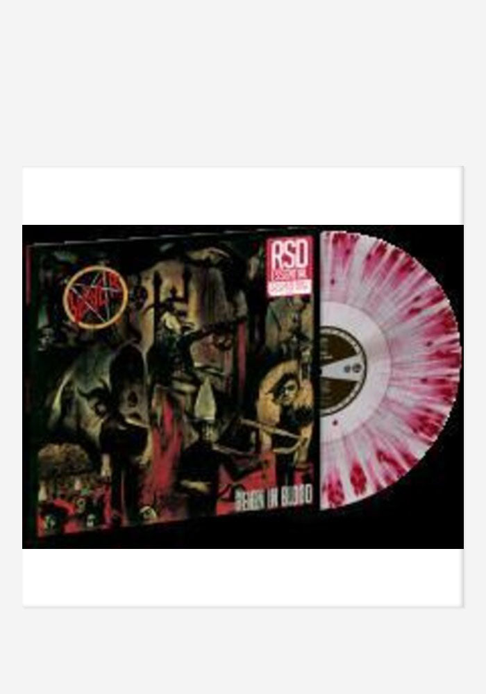 SLAYER Reign In Blood LP (RSD Essential Clear w/Red Splatter)