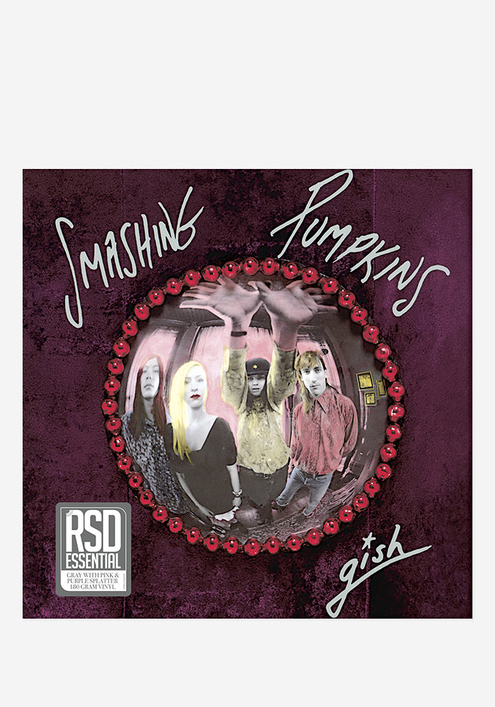 SMASHING PUMPKINS Gish LP - Indie Exclusive - Gray with Pink & Purple Splatter Vinyl