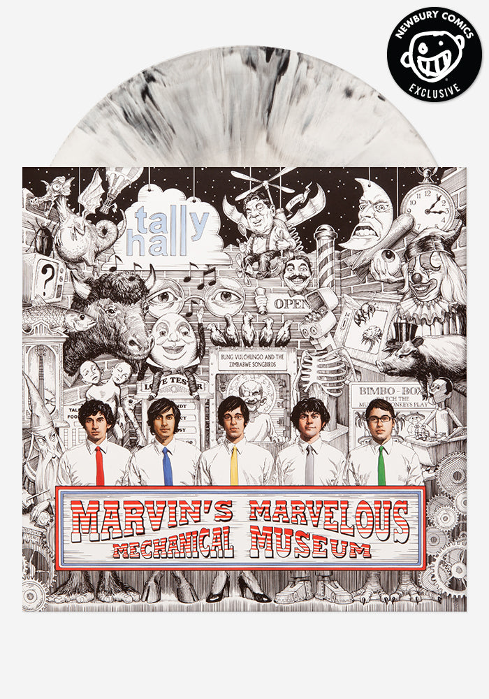 TALLY HALL Marvin's Marvelous Mechanical Museum Exclusive LP (Black/White Galaxy)