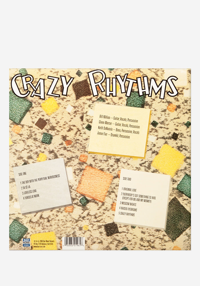 Crazy Rhythms back cover