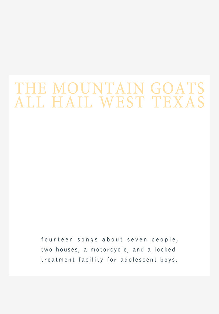 THE MOUNTAIN GOATS All Hail West Texas LP (Color)