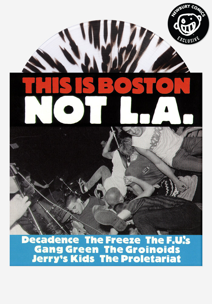 VARIOUS ARTISTS This Is Boston, Not L.A. Exclusive LP (Clear w/ Black Splatter)