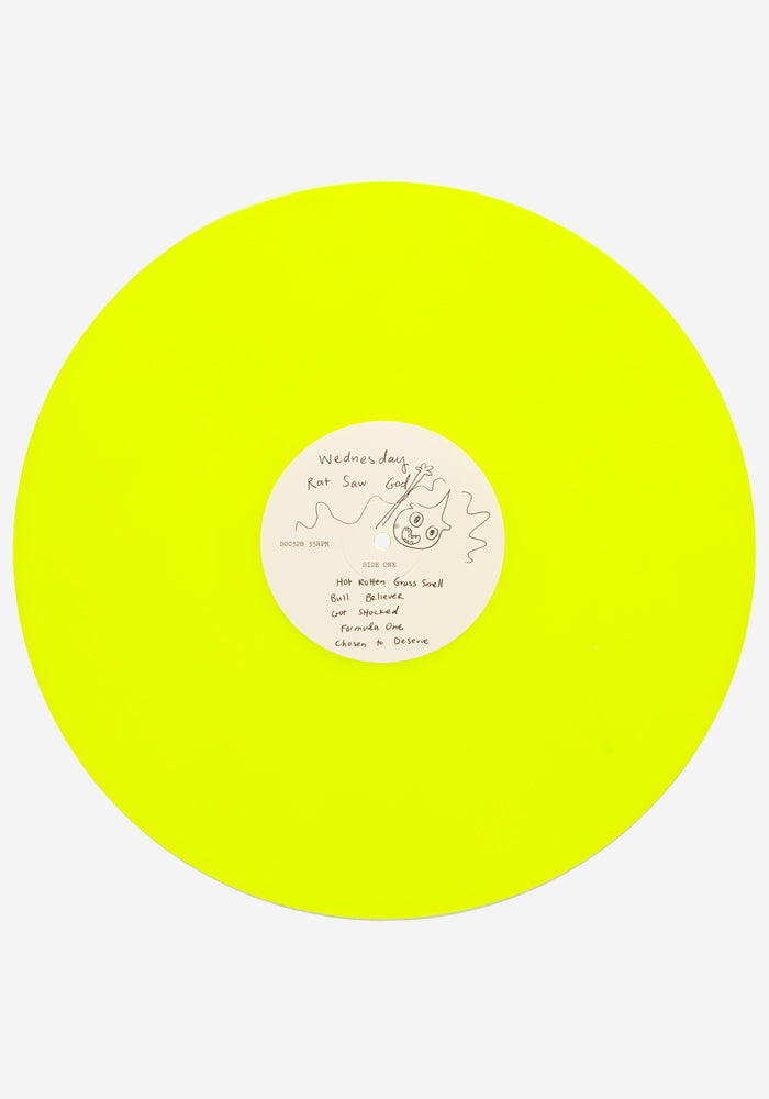 WEDNESDAY Rat Saw God LP (Yellow) with Autographed Postcard