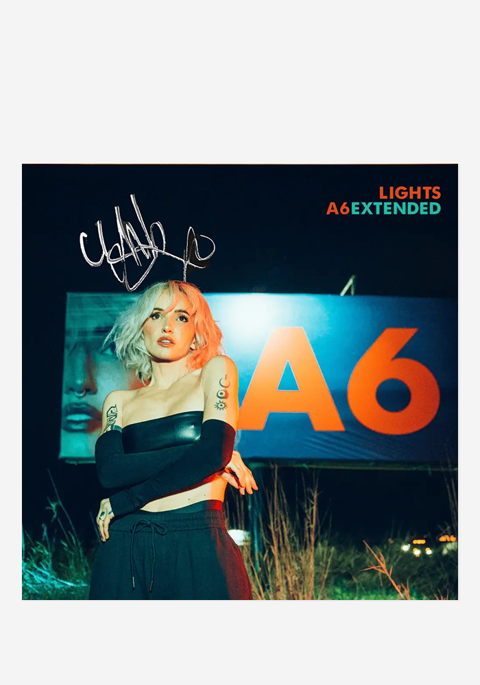 LIGHTS A6EXTENDED 2LP (Orange Crush/Teal) - Opened & Signed