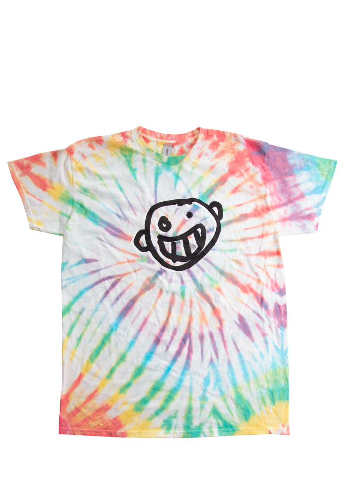 NEWBURY COMICS Newbury Comics Toothface Logo Tie-Dye T-Shirt