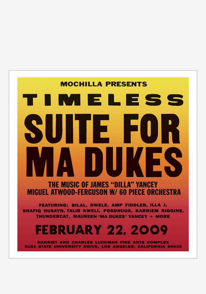 VARIOUS ARTISTS Mochilla Presents Timeless: Suite For Ma Dukes 2LP