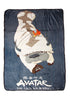 AVATAR Avatar: The Last Airbender Aang Riding Appa Fleece Blanket