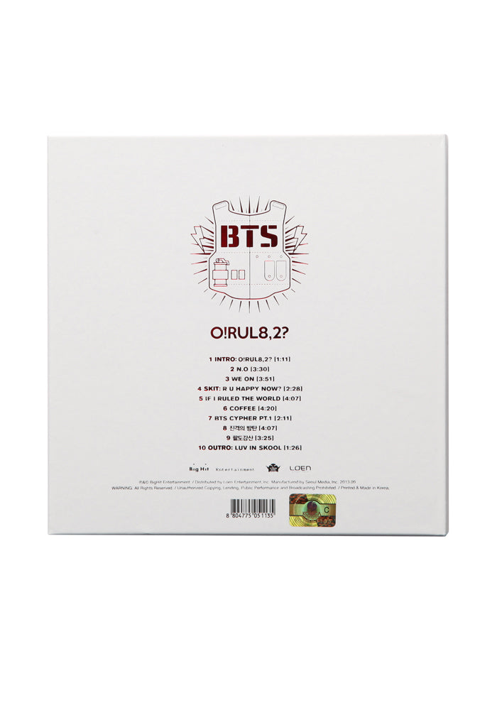 BTS O!Rul8 2? CD