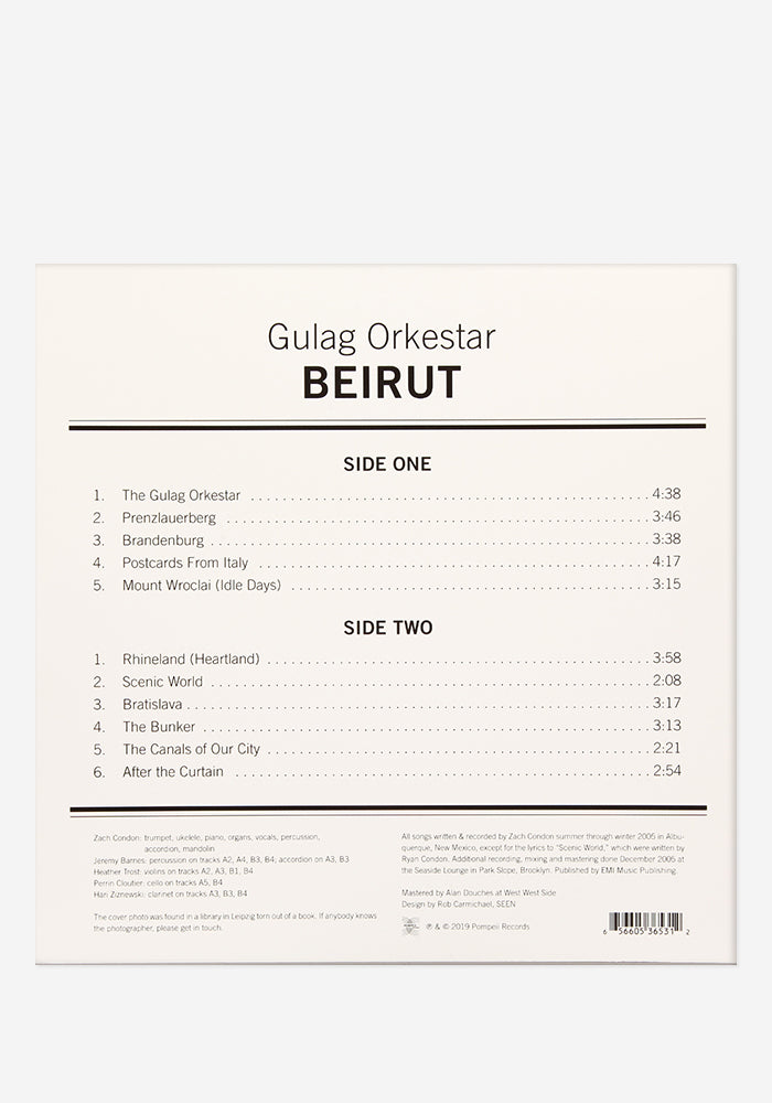 BEIRUT Gulag Orkestar Exclusive LP